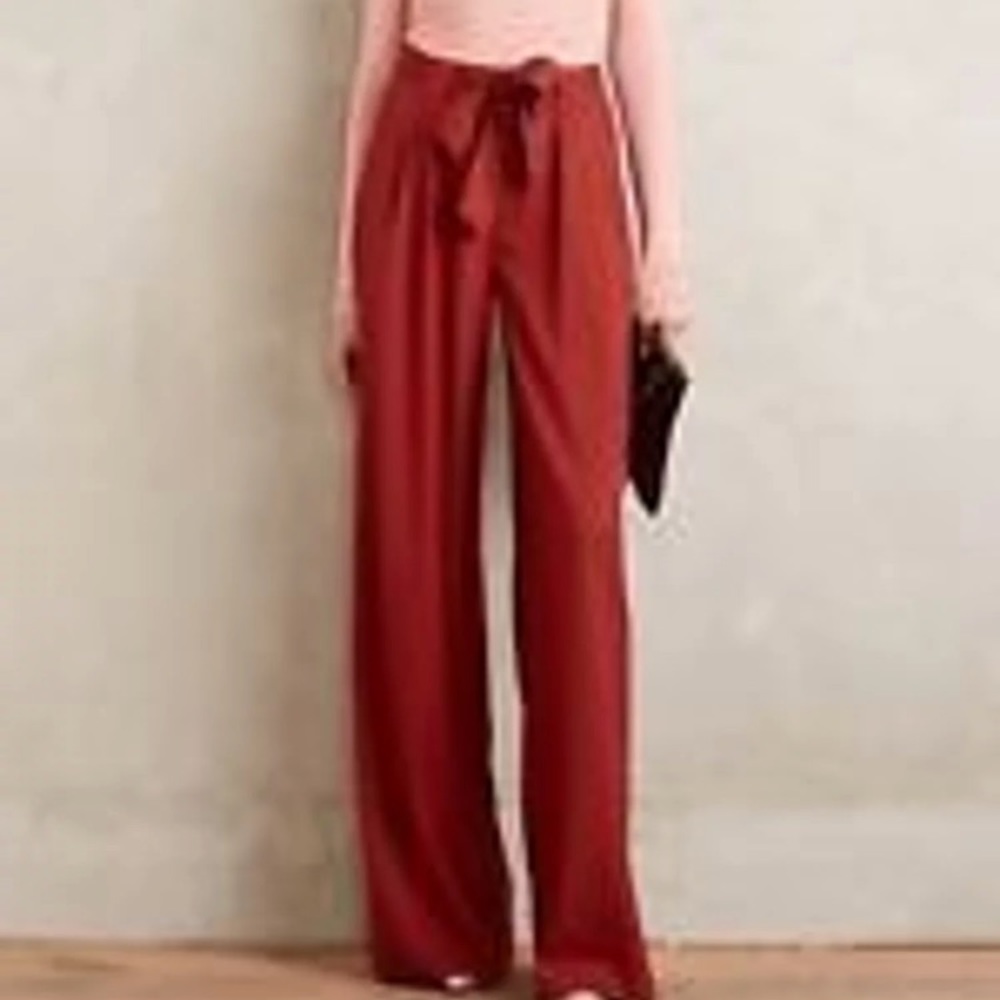 Anthropologie wide leg pants